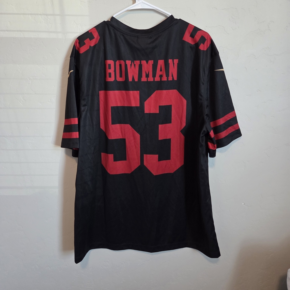 Nike Black and Red Men's Jersey